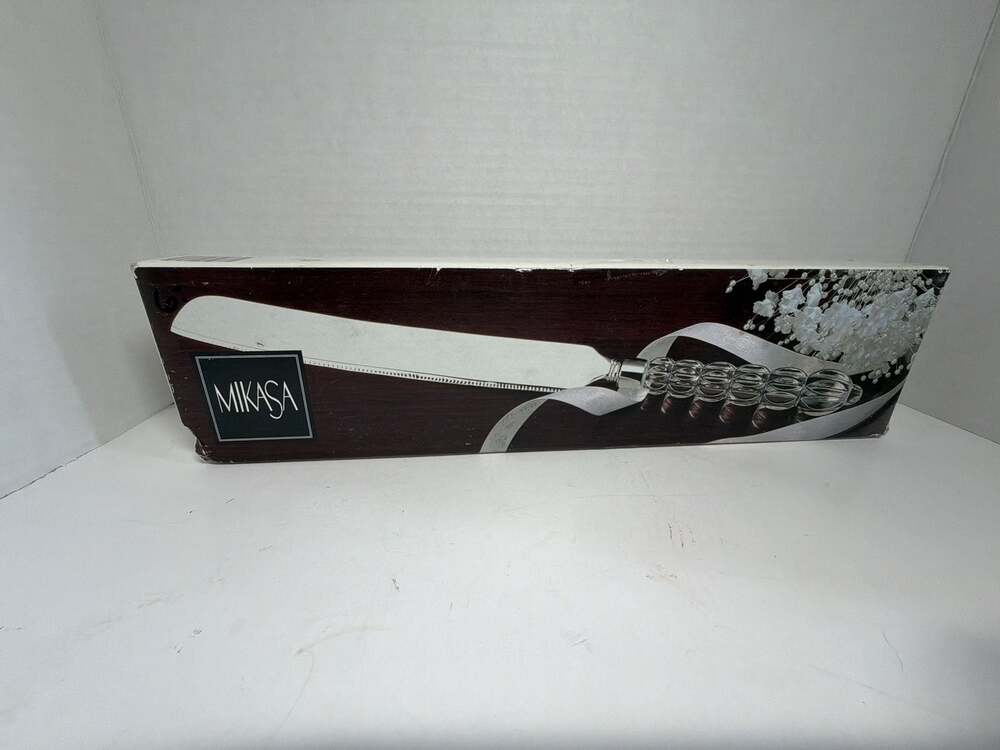 Mikasa Rousseau T4072/571 Crystal Handle Cake Knife